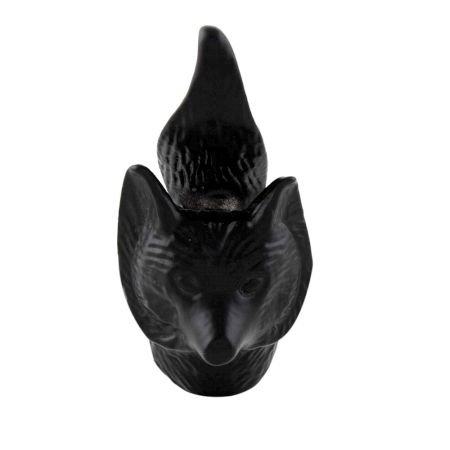 Black Fox Face Iron Cabinet Knobs